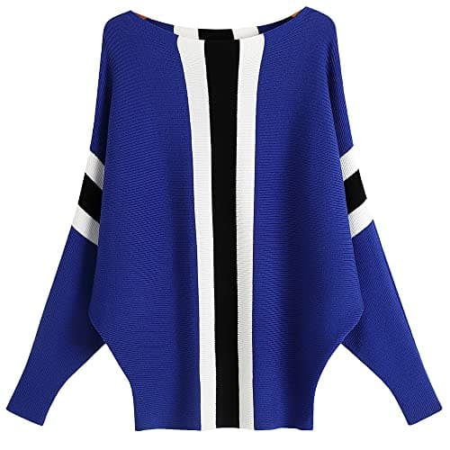 Women's Boat Neck Oversized Sweaters