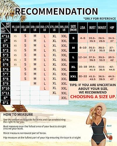 QGF Women's Tummy Control Criss Cross Back Swimsuit