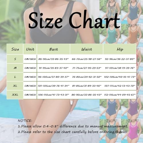 High Waisted Tummy Control Fishnet Swimsuit for Women Summer 2025