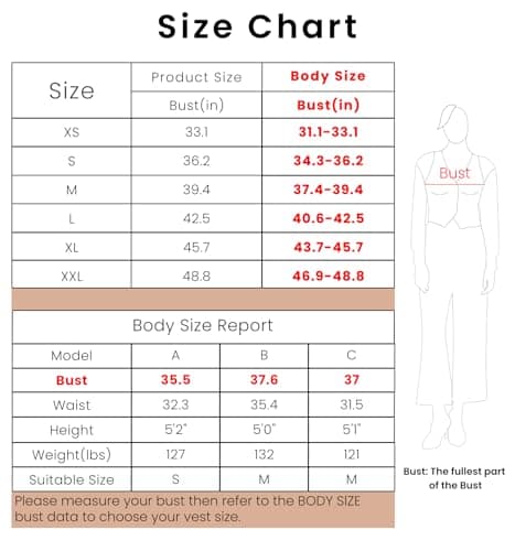 V VOCNI Women's Lined 4-Button V-Neck Dress Suit Vest