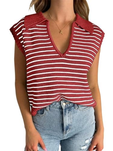 Yousify 2025 Women's V-Neck Summer SweaterVEST S-2XL