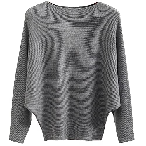 Women's Boat Neck Oversized Sweaters