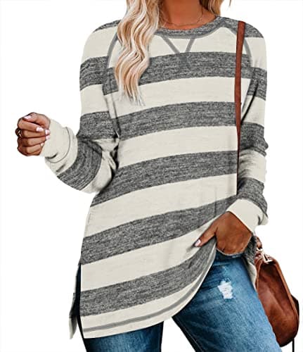 Aokosor Women's Long Sleeve Tunic Tops for Leggings
