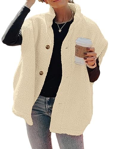 Hongqizo Women's Fuzzy Fleece Vest