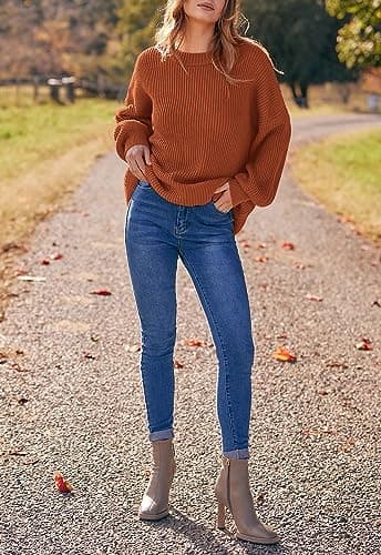 PRETTYGARDEN Women's Oversized Knitted Sweater for Fall 2024