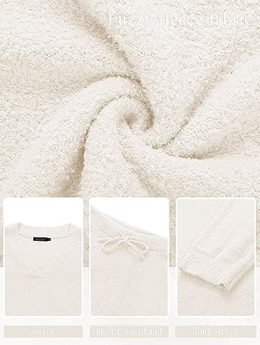 Women's Fuzzy Fleece Pajama Set