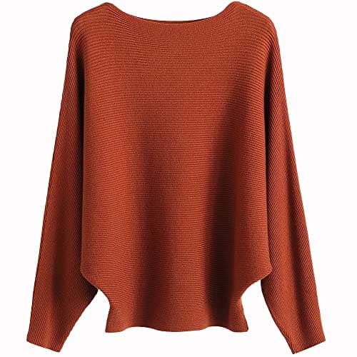 Women's Boat Neck Oversized Sweaters