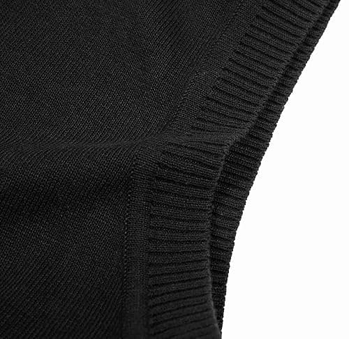 Krumba Men's Plus Size Oversized Sweater Vest V-Neck