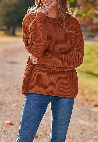 PRETTYGARDEN Women's Oversized Knitted Sweater for Fall 2024