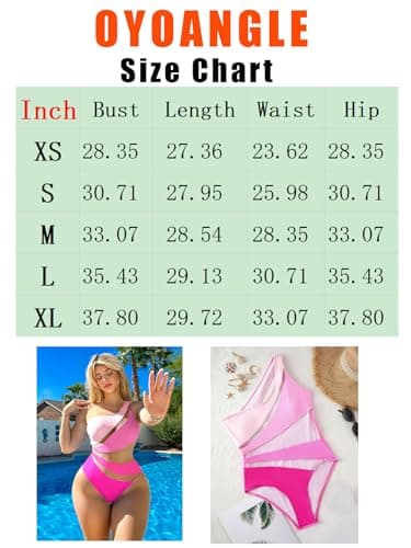 Cut Out One Piece Swimsuit for Women