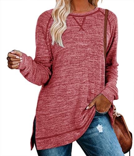 Aokosor Women's Long Sleeve Tunic Tops for Leggings