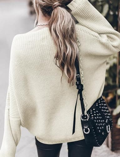 Women's Oversized Batwing Sleeve Sweater