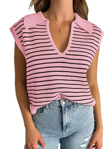 Yousify 2025 Women's V-Neck Summer SweaterVEST S-2XL