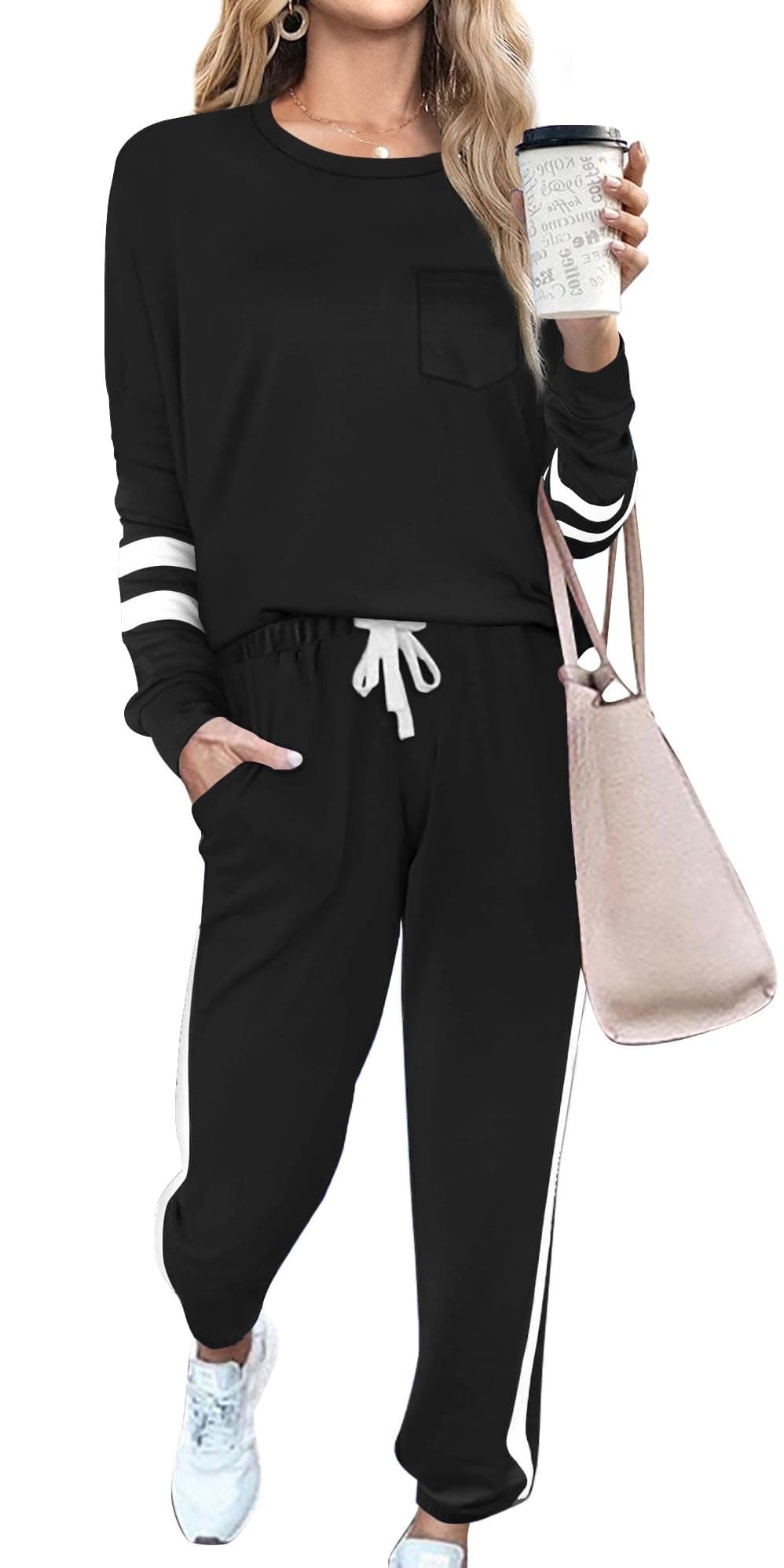 RUBZOOF Women's Casual Travel Sweatsuit Set Loungewear S-3XL