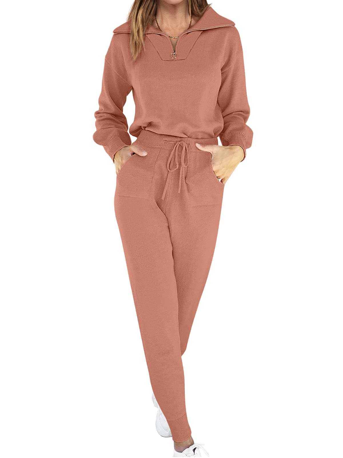 ANRABESS Women's 2 Piece Fall Outfits Sweater Sets