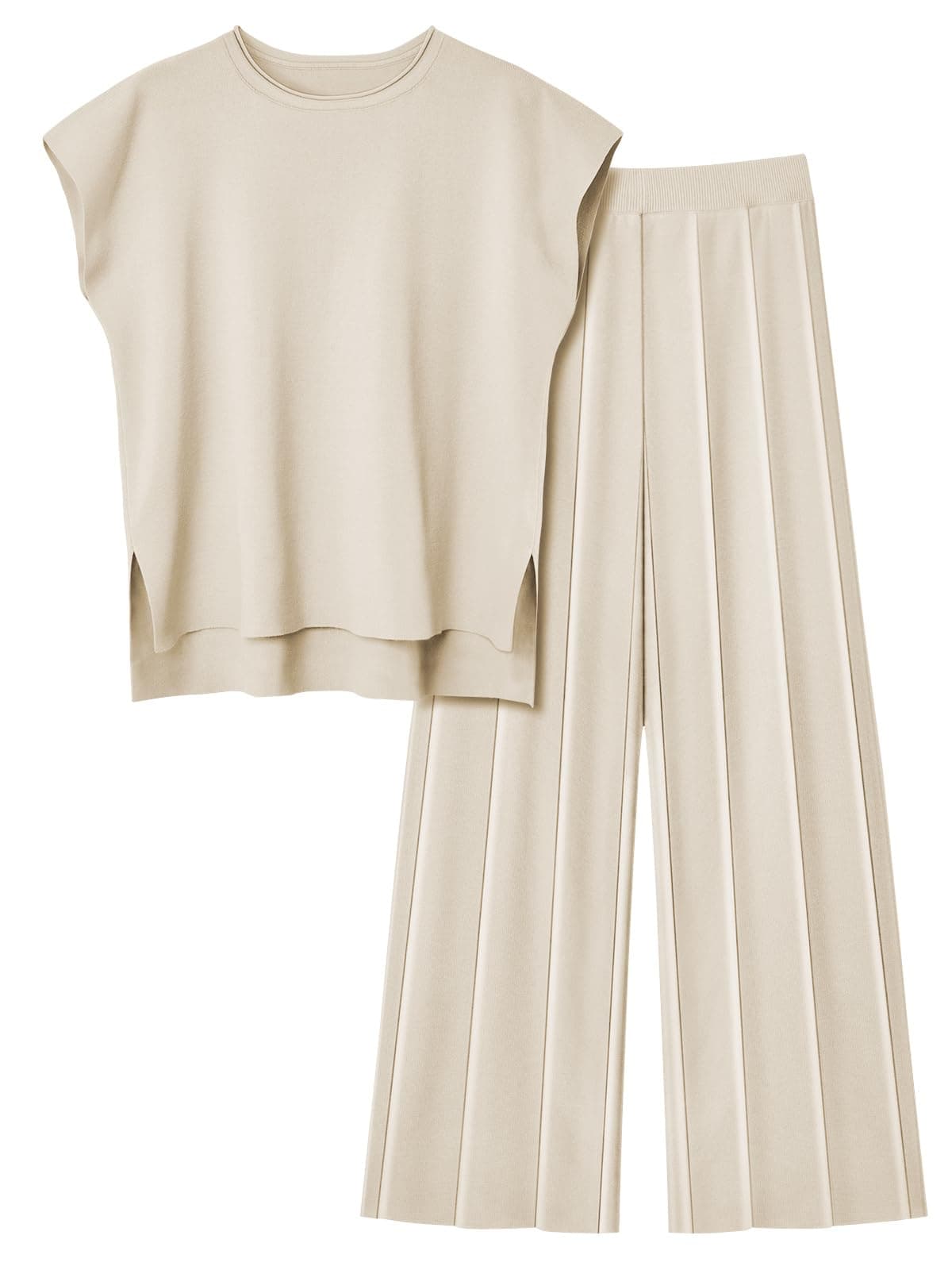 LILLUSORY Women's 2 Piece Spring Knit Tracksuit for Summer 2025