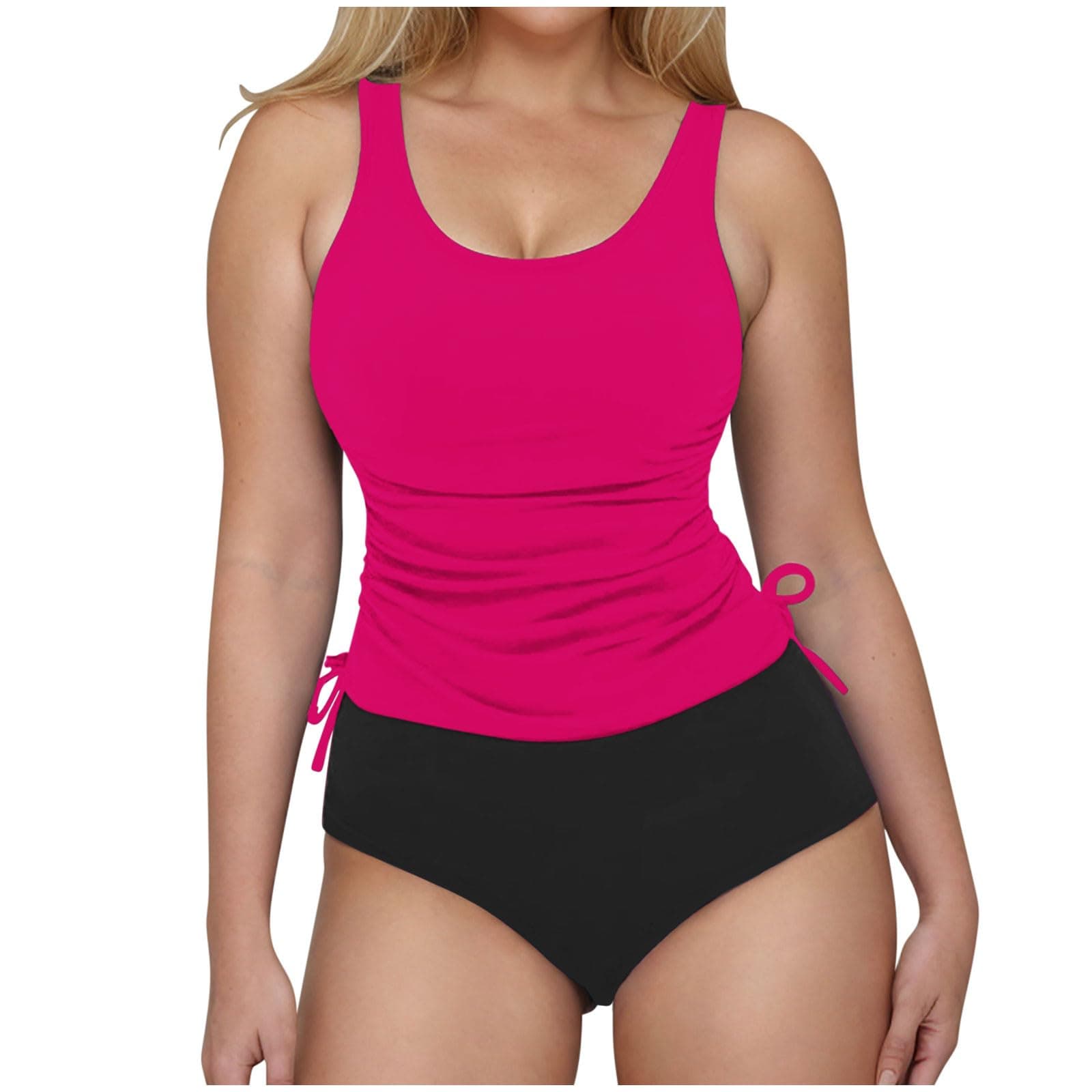 Cethrio Women's Tummy-Control Tankini Swimsuit