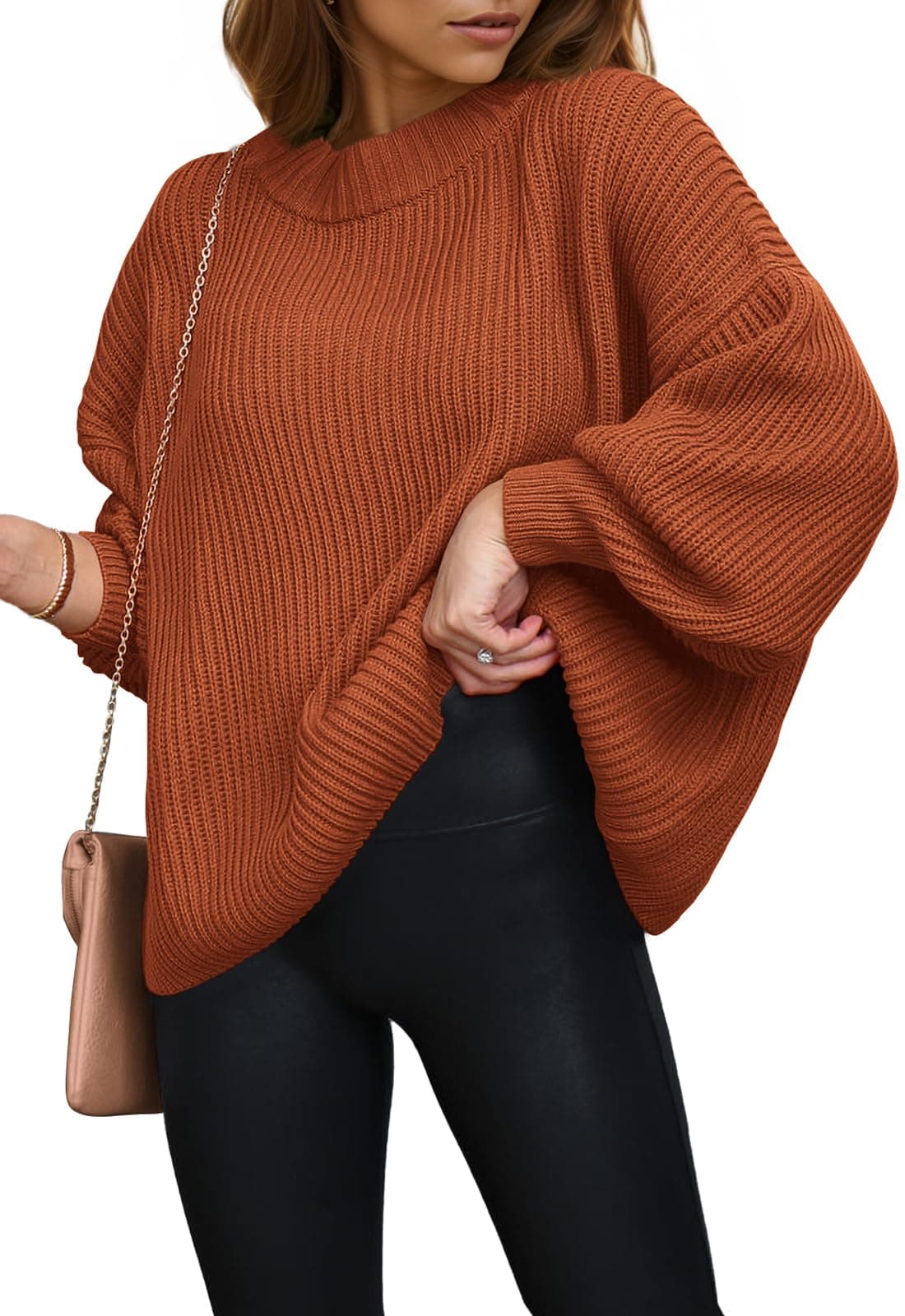 PRETTYGARDEN Women's Oversized Knitted Sweater for Fall 2024