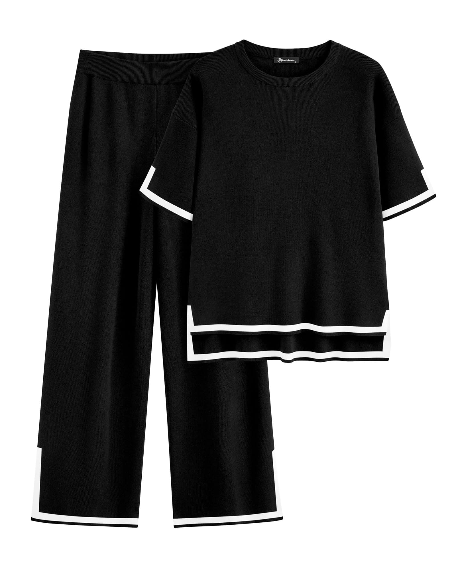 PrettyGarden Women's 2025 Spring Summer Matching Sweater Knit Outfits