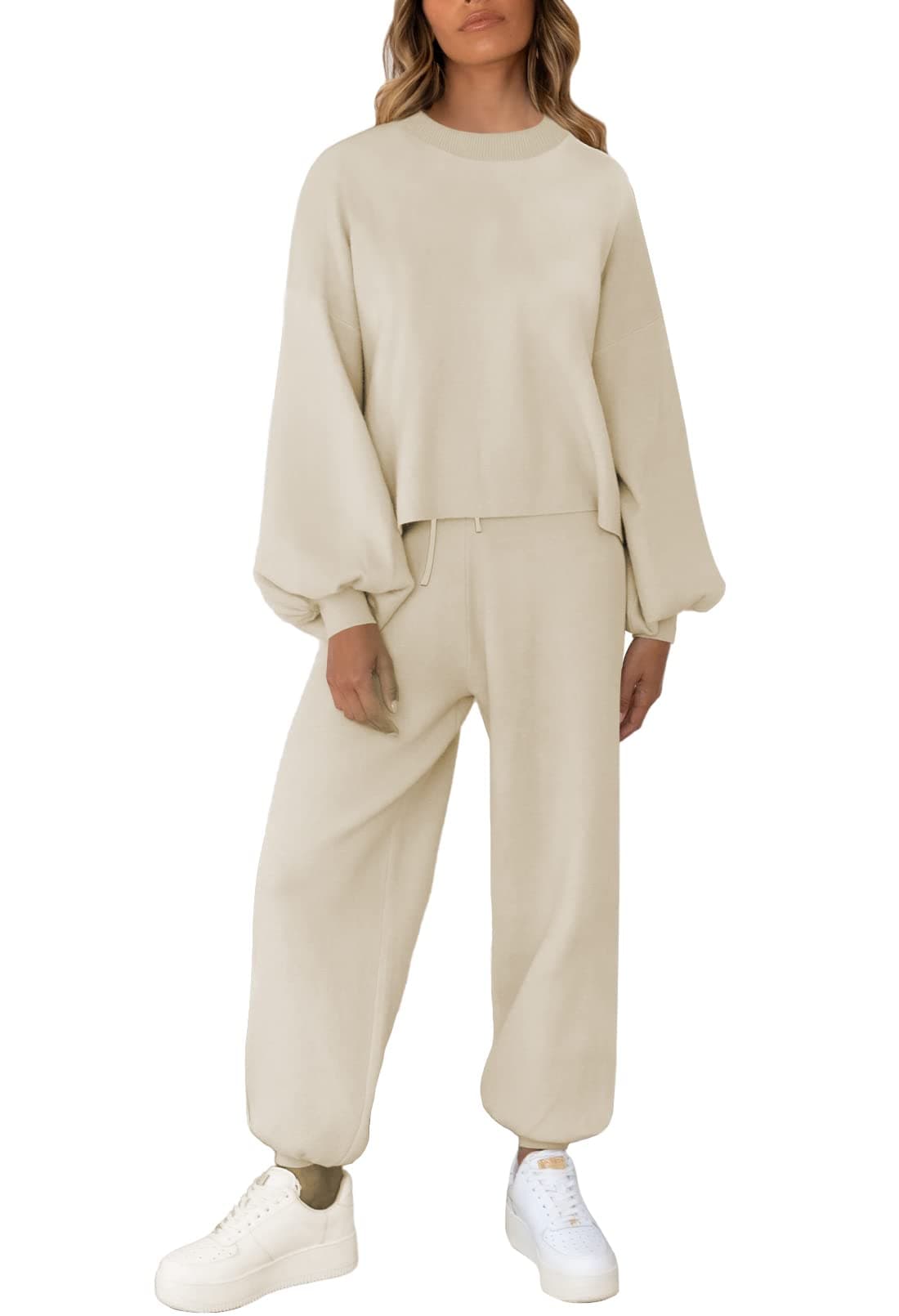 Viottiset Women's Casual 2-Piece Sweatsuit Set